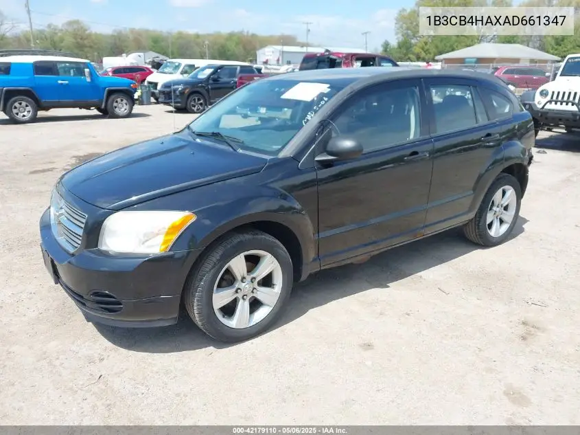 2010 Dodge Caliber Sxt VIN: 1B3CB4HAXAD661347 Lot: 42179110