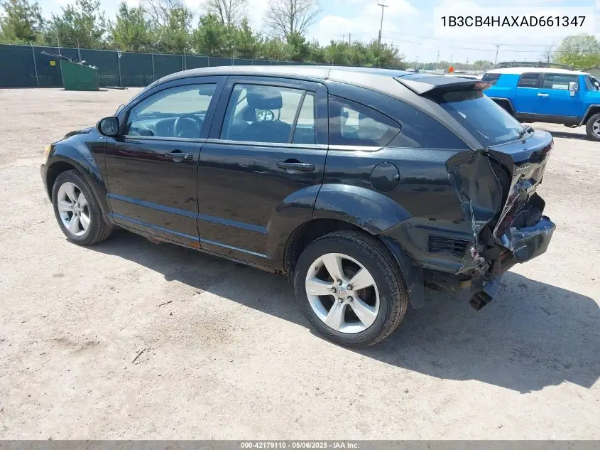 2010 Dodge Caliber Sxt VIN: 1B3CB4HAXAD661347 Lot: 42179110