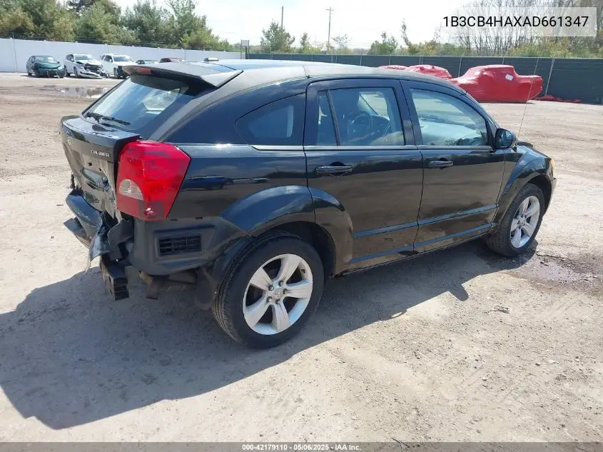 2010 Dodge Caliber Sxt VIN: 1B3CB4HAXAD661347 Lot: 42179110