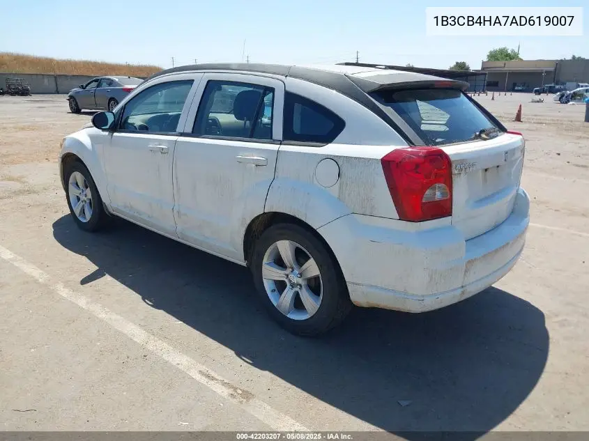 2010 Dodge Caliber Sxt VIN: 1B3CB4HA7AD619007 Lot: 42203207
