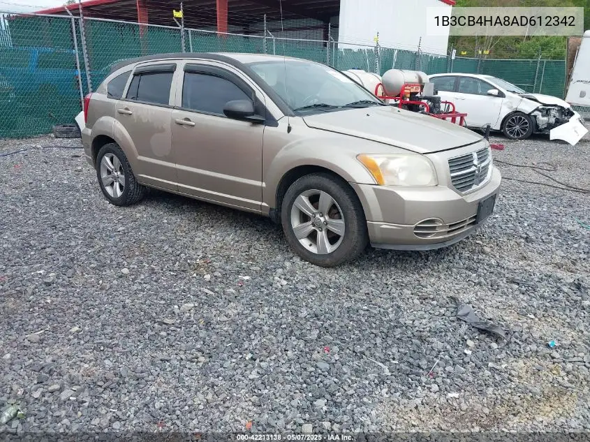 2010 Dodge Caliber Sxt VIN: 1B3CB4HA8AD612342 Lot: 42213138