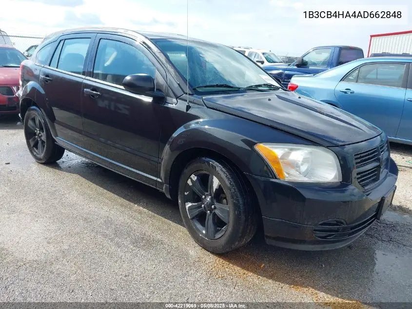 2010 Dodge Caliber Sxt VIN: 1B3CB4HA4AD662848 Lot: 42219069