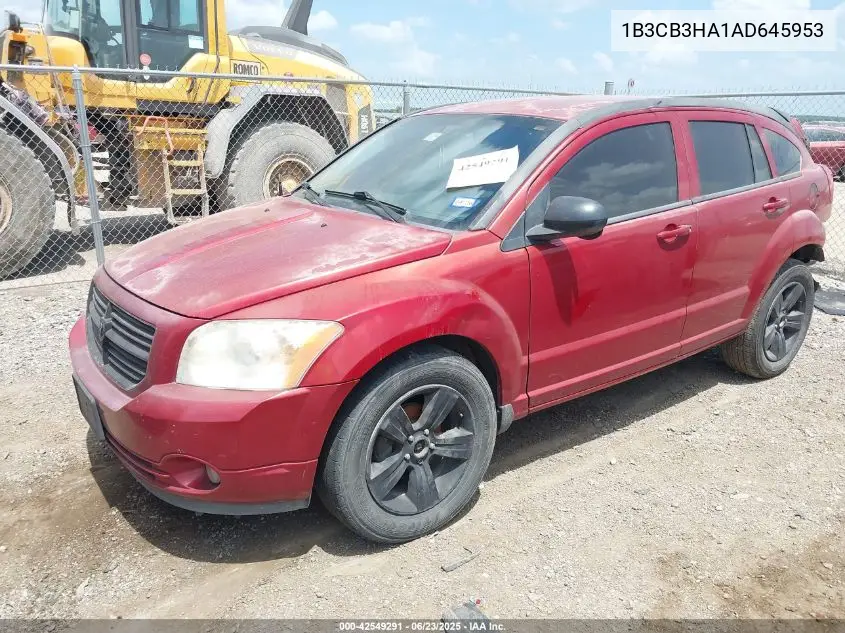 2010 Dodge Caliber Mainstreet VIN: 1B3CB3HA1AD645953 Lot: 42549291