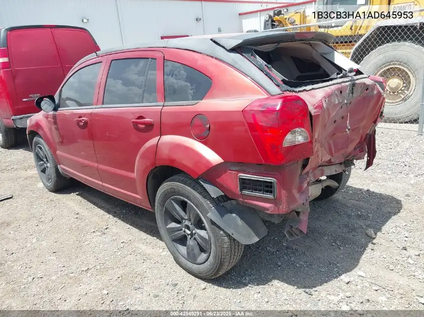2010 Dodge Caliber Mainstreet VIN: 1B3CB3HA1AD645953 Lot: 42549291