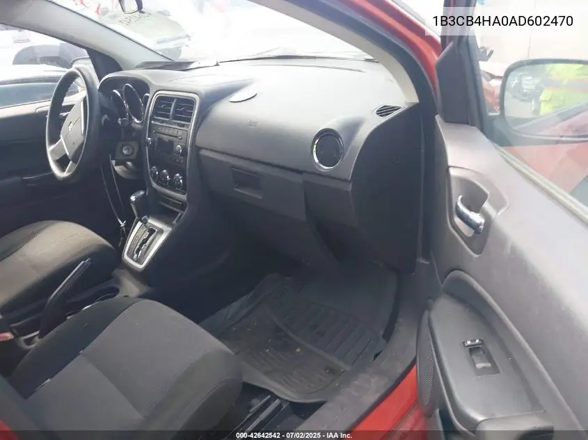 2010 Dodge Caliber Sxt VIN: 1B3CB4HA0AD602470 Lot: 42642542