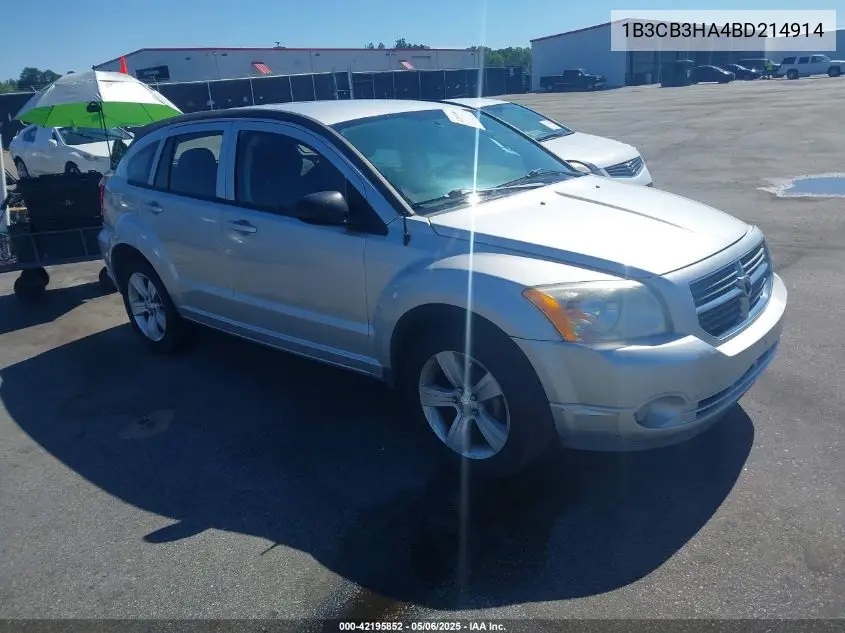 2011 Dodge Caliber Mainstreet VIN: 1B3CB3HA4BD214914 Lot: 42195852