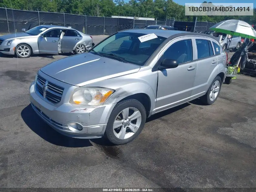 2011 Dodge Caliber Mainstreet VIN: 1B3CB3HA4BD214914 Lot: 42195852
