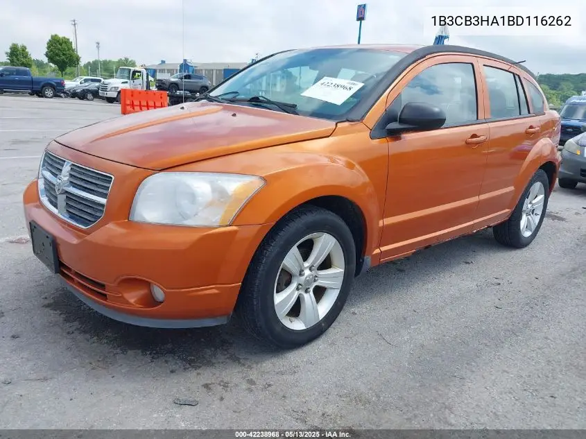 2011 Dodge Caliber Mainstreet VIN: 1B3CB3HA1BD116262 Lot: 42238968