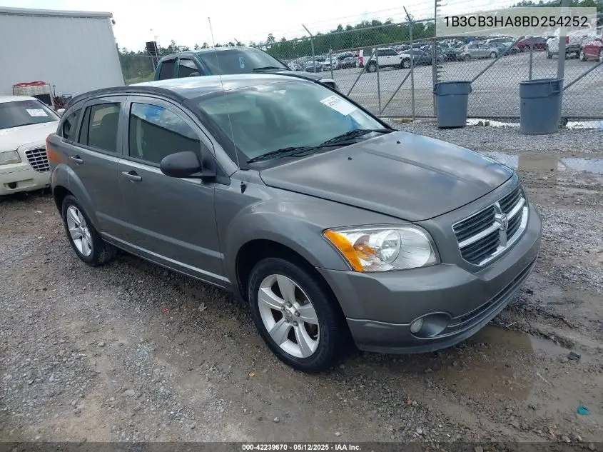 2011 Dodge Caliber Mainstreet VIN: 1B3CB3HA8BD254252 Lot: 42239670