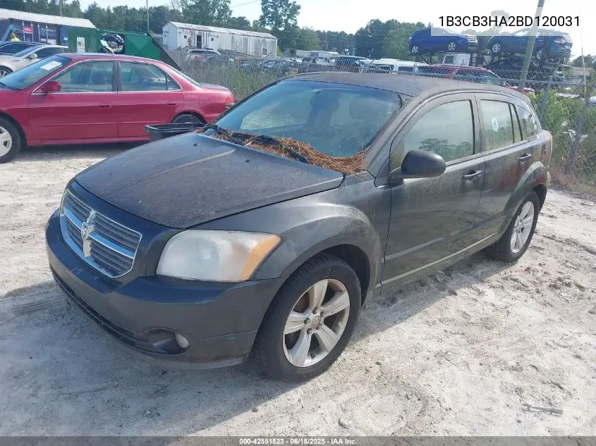2011 Dodge Caliber Mainstreet VIN: 1B3CB3HA2BD120031 Lot: 42551523