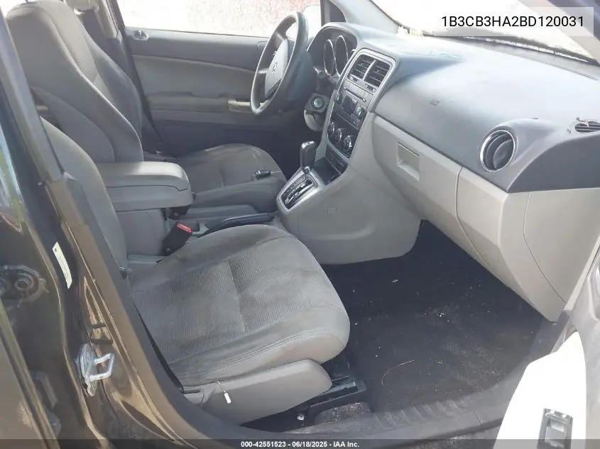 2011 Dodge Caliber Mainstreet VIN: 1B3CB3HA2BD120031 Lot: 42551523