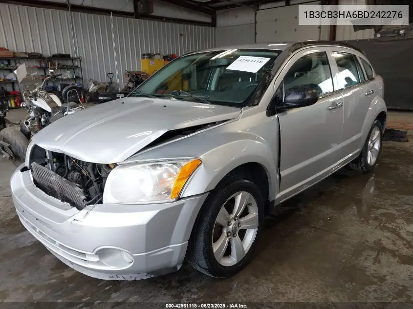 2011 Dodge Caliber Mainstreet VIN: 1B3CB3HA6BD242276 Lot: 42561118