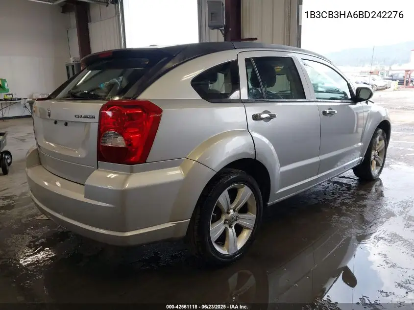 2011 Dodge Caliber Mainstreet VIN: 1B3CB3HA6BD242276 Lot: 42561118