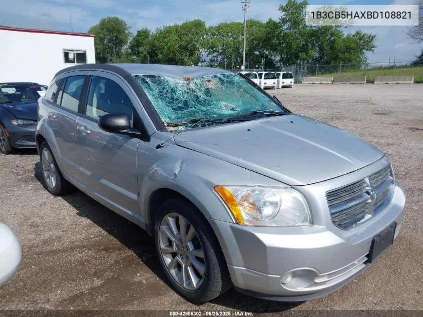 2011 Dodge Caliber Heat VIN: 1B3CB5HAXBD108821 Lot: 42586302