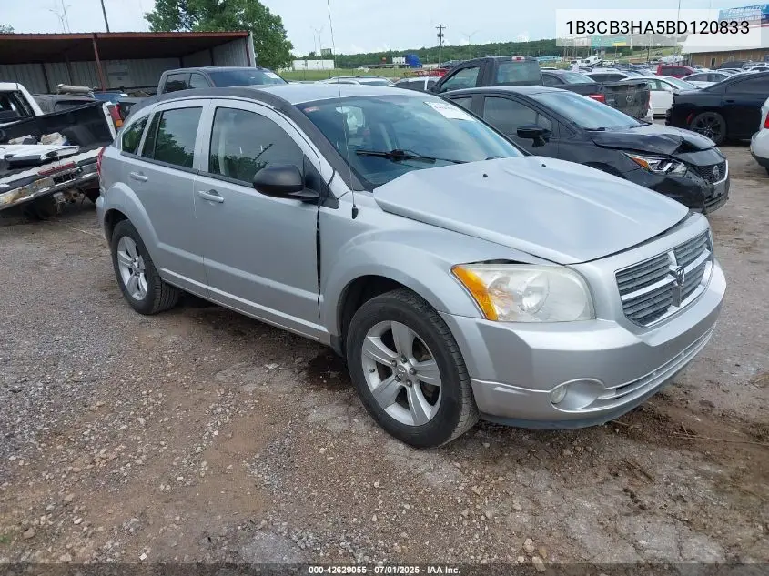 2011 Dodge Caliber Mainstreet VIN: 1B3CB3HA5BD120833 Lot: 42629055
