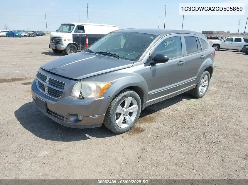 2012 Dodge Caliber Sxt VIN: 1C3CDWCA2CD505869 Lot: 30062409