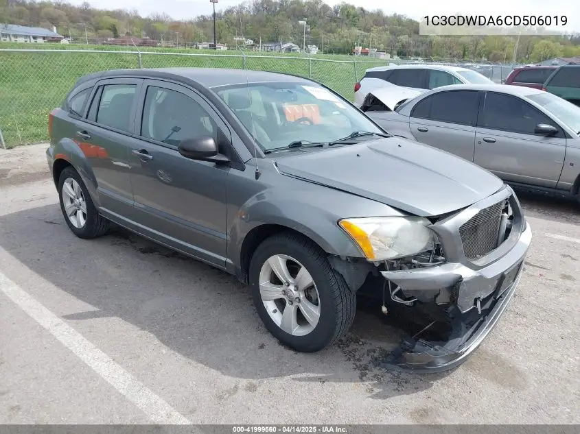 2012 Dodge Caliber Sxt VIN: 1C3CDWDA6CD506019 Lot: 41999560