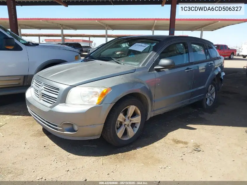 2012 Dodge Caliber Sxt VIN: 1C3CDWDA6CD506327 Lot: 42260668