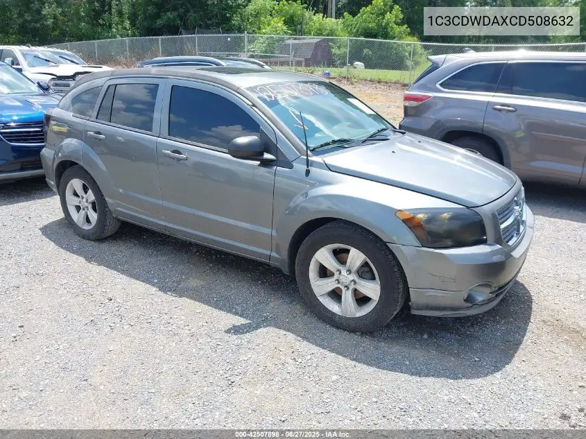 2012 Dodge Caliber Sxt VIN: 1C3CDWDAXCD508632 Lot: 42507898