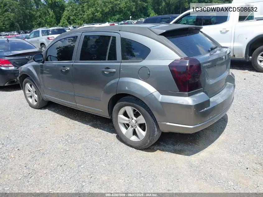 2012 Dodge Caliber Sxt VIN: 1C3CDWDAXCD508632 Lot: 42507898