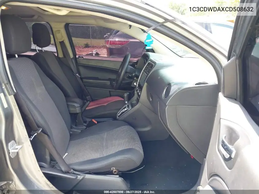 2012 Dodge Caliber Sxt VIN: 1C3CDWDAXCD508632 Lot: 42507898