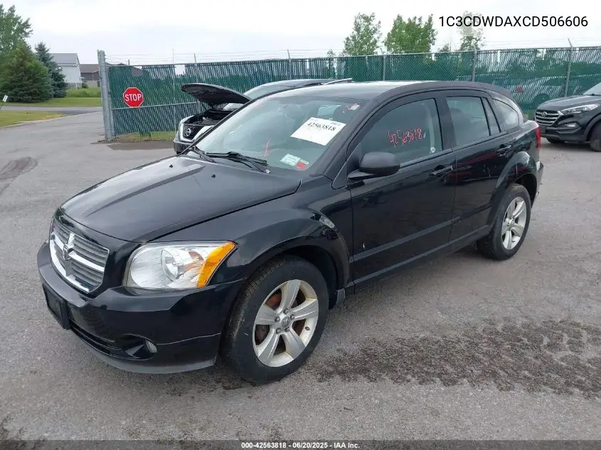 2012 Dodge Caliber Sxt VIN: 1C3CDWDAXCD506606 Lot: 42563818