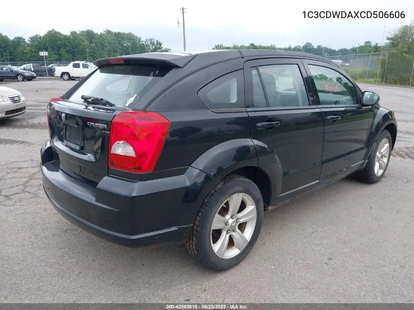 2012 Dodge Caliber Sxt VIN: 1C3CDWDAXCD506606 Lot: 42563818