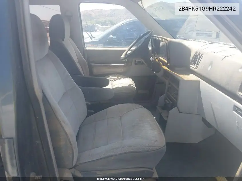 1987 Dodge Caravan Le VIN: 2B4FK51G9HR222242 Lot: 42147753