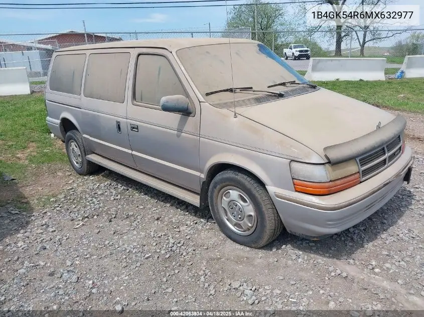 1991 Dodge Grand Caravan Le VIN: 1B4GK54R6MX632977 Lot: 42063934