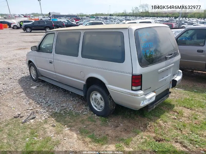 1991 Dodge Grand Caravan Le VIN: 1B4GK54R6MX632977 Lot: 42063934