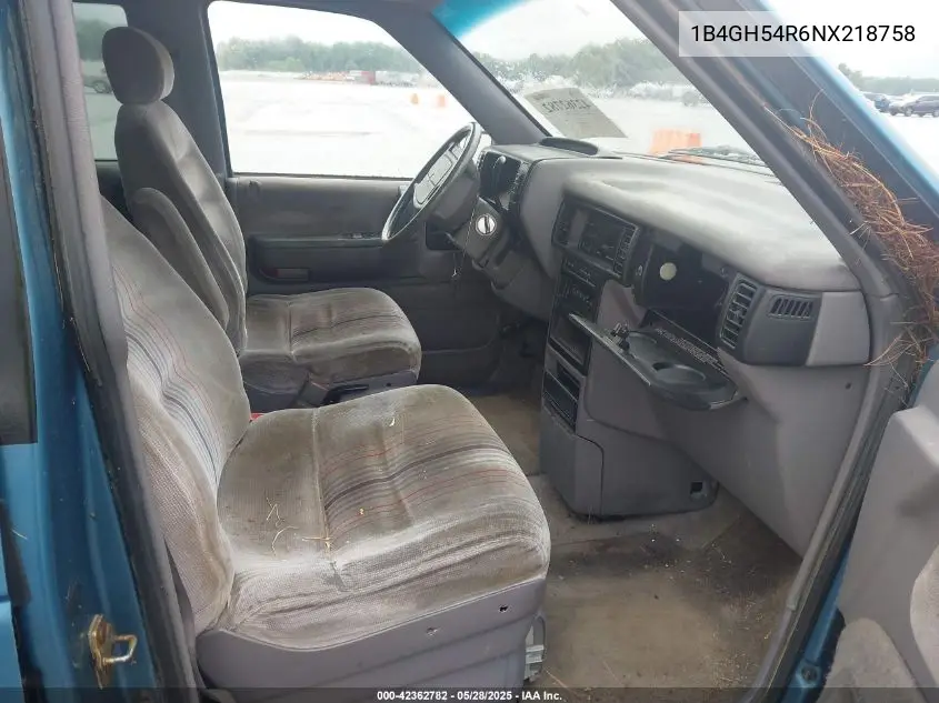 1992 Dodge Grand Caravan Le VIN: 1B4GH54R6NX218758 Lot: 42362782