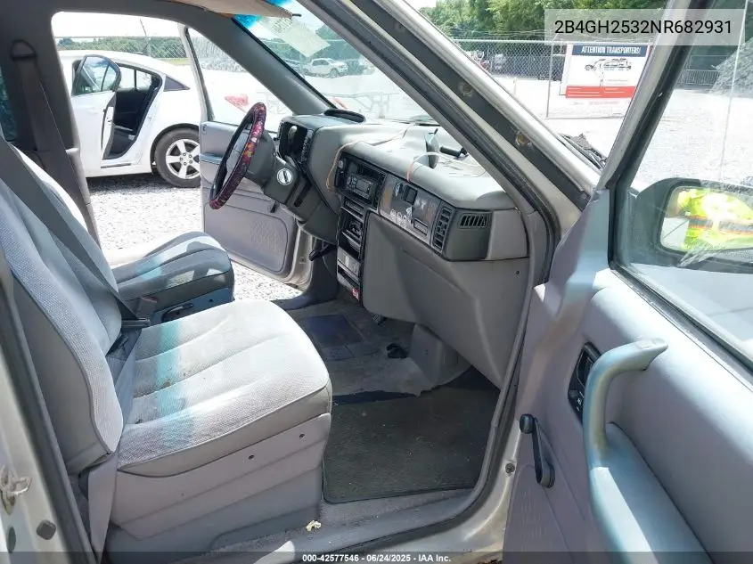 1992 Dodge Caravan VIN: 2B4GH2532NR682931 Lot: 42577546
