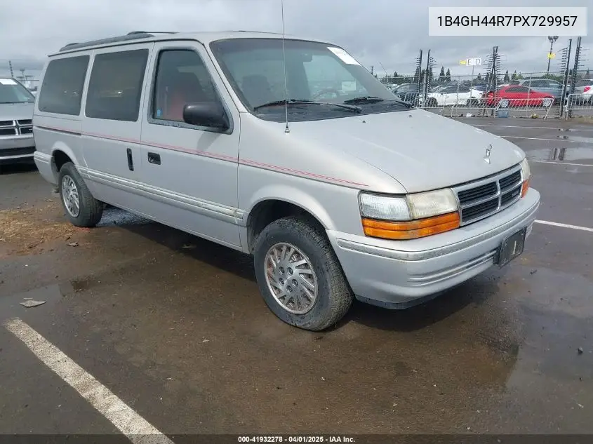 1993 Dodge Grand Caravan Se VIN: 1B4GH44R7PX729957 Lot: 41932278