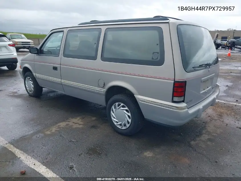 1993 Dodge Grand Caravan Se VIN: 1B4GH44R7PX729957 Lot: 41932278
