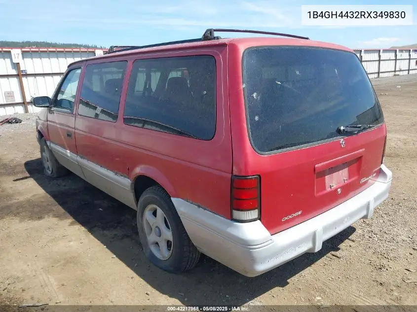 1994 Dodge Grand Caravan Se VIN: 1B4GH4432RX349830 Lot: 42217968