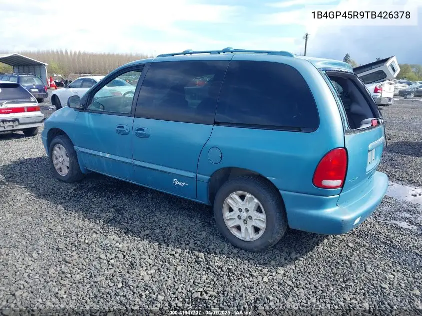 1996 Dodge Caravan Se/Sport VIN: 1B4GP45R9TB426378 Lot: 41947737