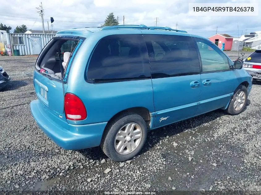 1996 Dodge Caravan Se/Sport VIN: 1B4GP45R9TB426378 Lot: 41947737