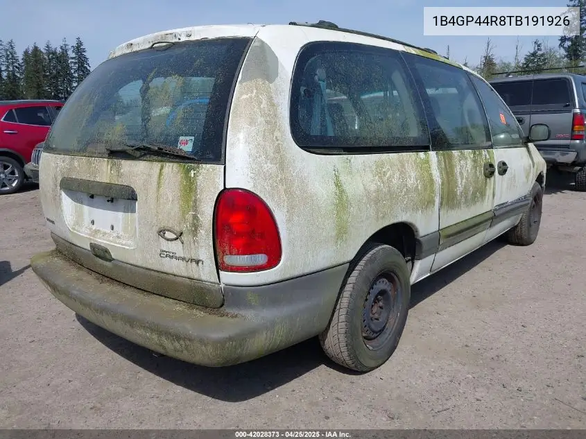 1996 Dodge Grand Caravan Se VIN: 1B4GP44R8TB191926 Lot: 42028373