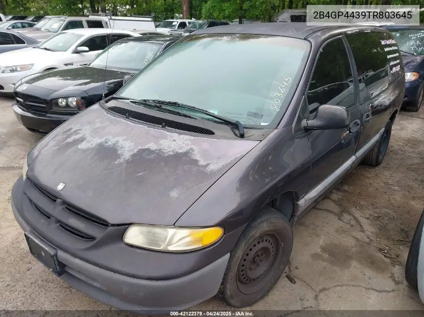 1996 Dodge Grand Caravan Se VIN: 2B4GP4439TR803645 Lot: 42122379