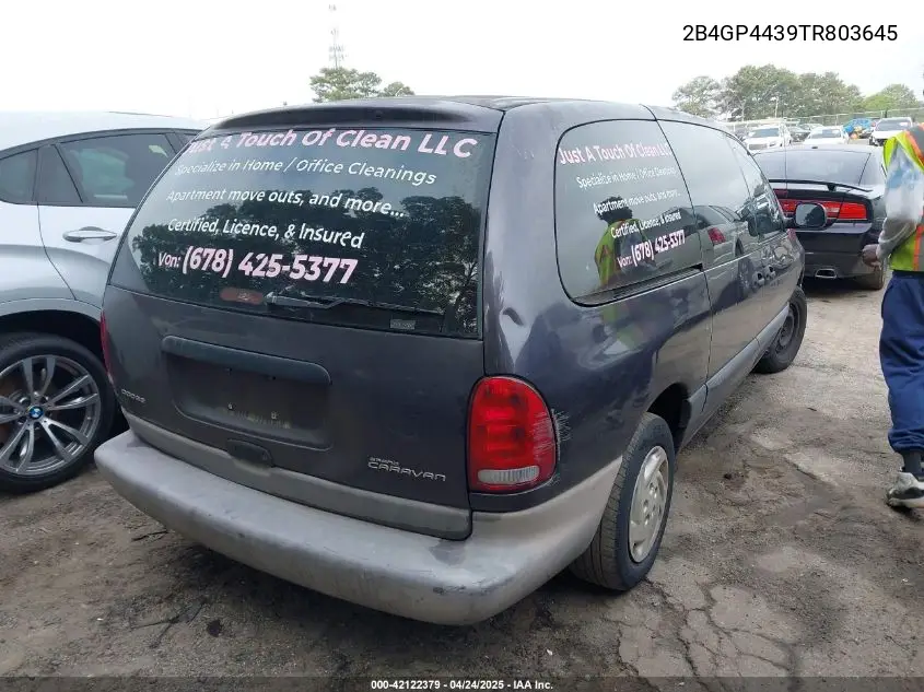 1996 Dodge Grand Caravan Se VIN: 2B4GP4439TR803645 Lot: 42122379