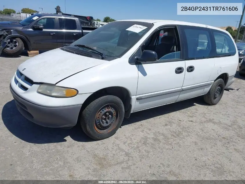1996 Dodge Grand Caravan VIN: 2B4GP2431TR761606 Lot: 42562962
