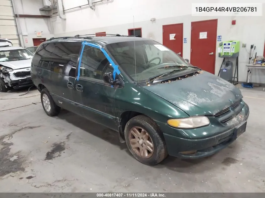 1997 Dodge Grand Caravan Se VIN: 1B4GP44R4VB206781 Lot: 40817407