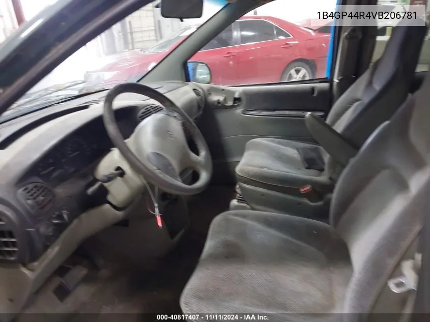 1997 Dodge Grand Caravan Se VIN: 1B4GP44R4VB206781 Lot: 40817407