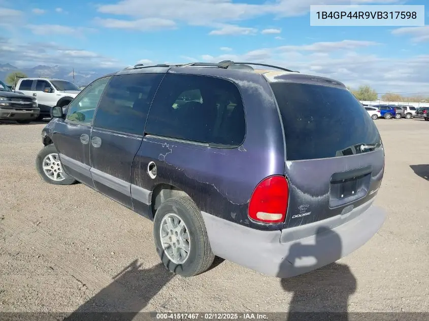 1997 Dodge Grand Caravan Se VIN: 1B4GP44R9VB317598 Lot: 41517467