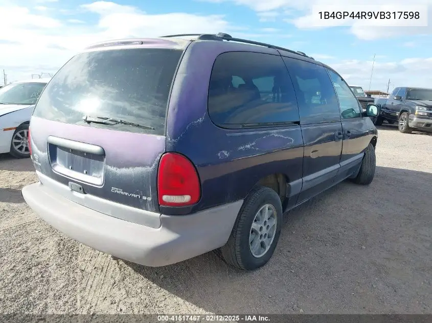1997 Dodge Grand Caravan Se VIN: 1B4GP44R9VB317598 Lot: 41517467
