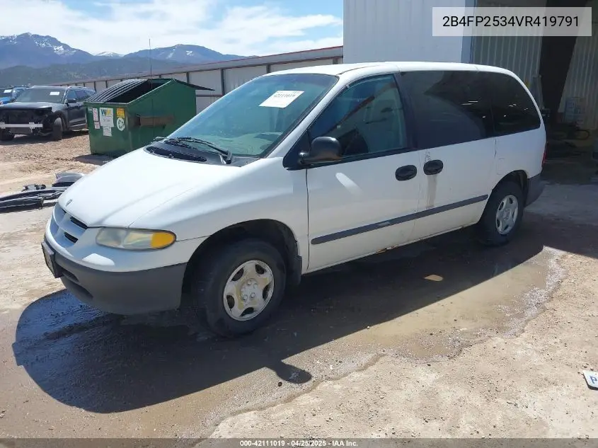 1997 Dodge Caravan VIN: 2B4FP2534VR419791 Lot: 42111019