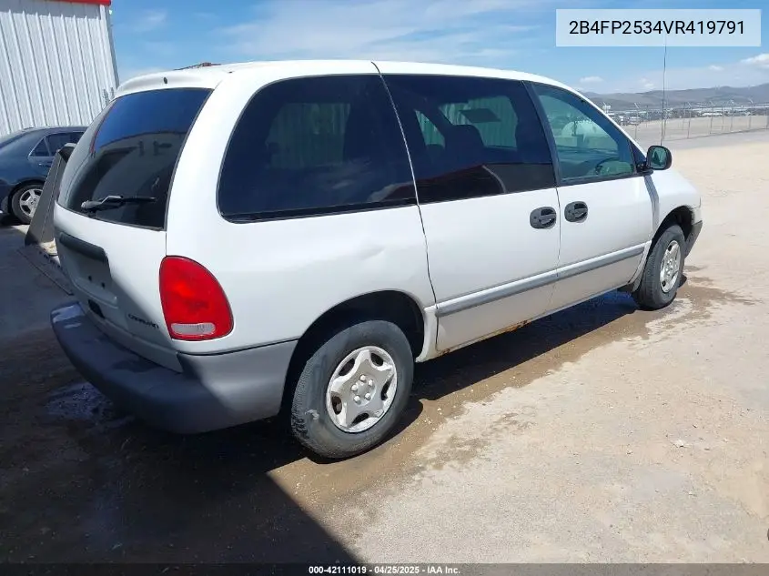 1997 Dodge Caravan VIN: 2B4FP2534VR419791 Lot: 42111019