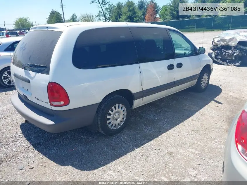 1997 Dodge Grand Caravan Se VIN: 2B4GP4436VR361085 Lot: 42153901