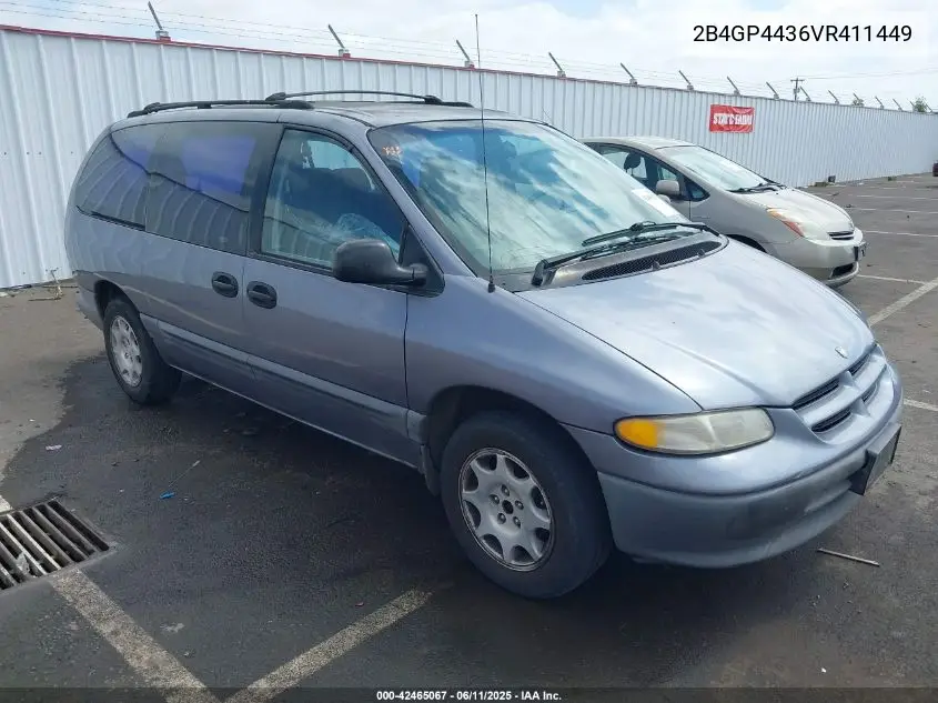 1997 Dodge Grand Caravan Se VIN: 2B4GP4436VR411449 Lot: 42465067
