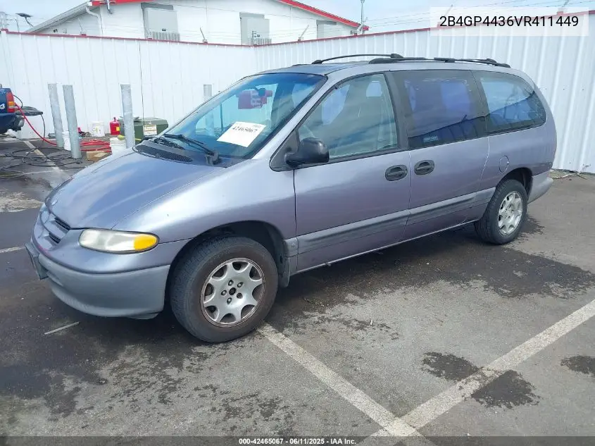 1997 Dodge Grand Caravan Se VIN: 2B4GP4436VR411449 Lot: 42465067